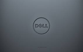 Download wallpapers Dell logo, gray creative background, Dell emblem, gray  paper texture, Dell, gray background, Dell 3d logo for desktop free.  Pictures for desktop free